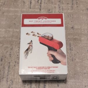 Pet Treat Launcher - Red and Black